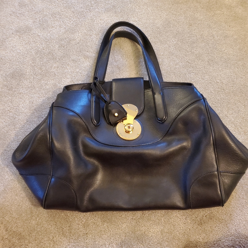 Ralph Lauren Soft Ricky Black Bag